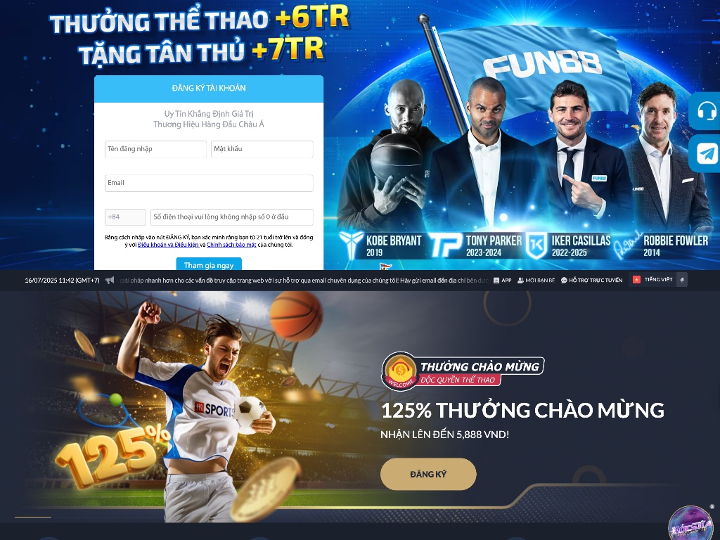 Fun88 M88 đăng ký - Chi tiết và so sánh